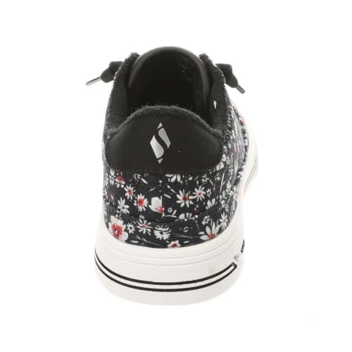 Image of Skechers Street Arch Fit Arcade-Print Powa Women's Oxford, 9.5 B(M) US, Black-White-Floral