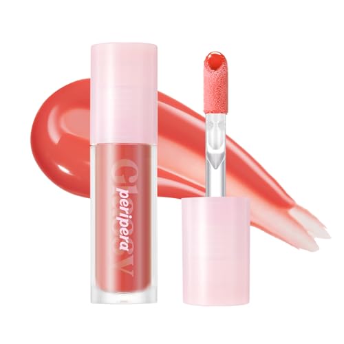 Image of Peripera Ink Glasting Lip Gloss | Non-Sticky, High-Shine Finish | Fuller-Looking Lips, Nourishing Formula | Long-Lasting Wear, Safe for Sensitive Lips, K-Beauty Makeup (015 SOFT SWEET)