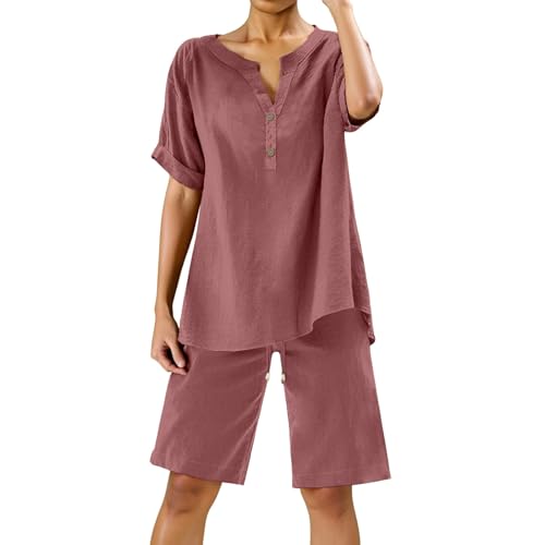 Traje deportivo de verano para mujer ideal para paseos playeros y tardes de terraza frescas
