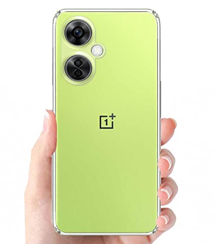 Image of Soft Silicone TPU Back Cover Compatible with OnePlus Nord CE 3 Lite 5G / 1+Nord CE3 Lite, Clear