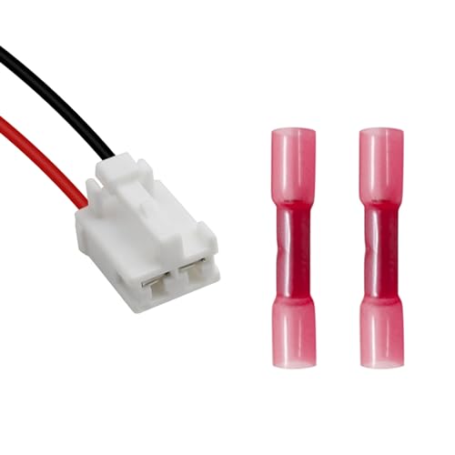Image of 12 Gauge Blower Motor Connector Harness for Toyota Tacoma 2005-2016 Replace 82998-12380 90980-10916, 6 Inches 12 Gauge Wire Harness, Blower Motor Harness Plug Wire Harness Pigtail Kit