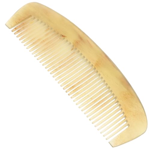 Produktfoto von Lurrose Antistatische Kamm Tragbare Hornkamm Verhindern Haarausfall Haarkämme für Männer Frauen Kinder (13 cm)