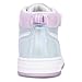 Nautica Kid's High Top Sneaker Bungee with Strap Fashion Boot Athletic Shoe-Girls-Boys Toddler-Little Kids-Oakford Toddler-White Multi Shimmer-12