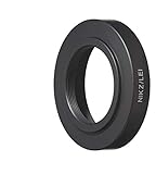 Scharfstellen bis Unendlich funktioniert für M39-Objektive mit einem Auflagemaß von 28,80 mm. Manuelles Fokussieren und manuelle Blendenwahl. Beides über die entsprechenden Verstellringe am Objektiv. Einsetzbar in den Modi M, Zeitautomatik und Video.