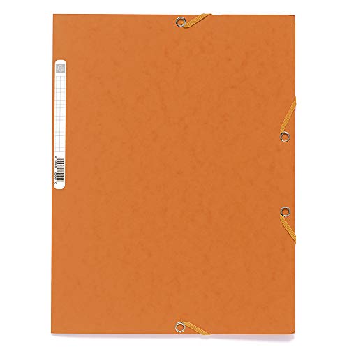Exacompta A4 �S�����߃t�@�C�� �I�����W 24×32cm 400gsm �t�����X�� 55504E