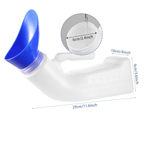 Urinflaschen für Männer Urinella für Frauen Urinflasche Urinbeutel für Unterwegs Unisex Urinals Urine Bottle 1200ml Harnflasche für Zuhause, Auto, Camping und unterwegs