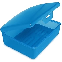 American Comb Soap Box - Two Piece Version - Translucent White - Made in The USA American Comb Soap Box - Two Piece Version - Translucent White - Made in The USA