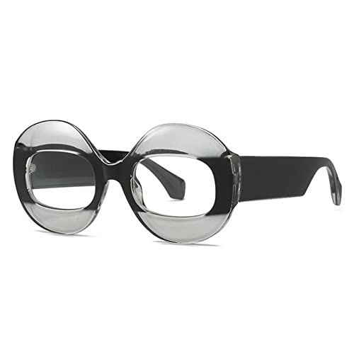 Lunettes de soleil ovales rétro pour femmes et hommes avec verres dégradés UV400 style punk