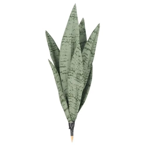 Plantas Artificiales Decorativas, Accesorios for decoración del hogar, adornos de escritorio, hierba de orquídeas, plantas verdes realistas, plantas artificiales, orquídea de cola de tigre, 2 uds.(3)