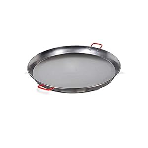 Garcima – Paellera Valenciana de 70 cm. Pulida para 25 Personas