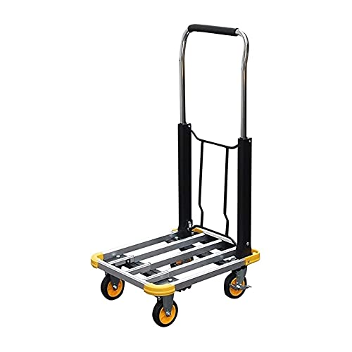 Carretilla Plegable Multiusos con Ruedas de Goma y Freno miniatura 1