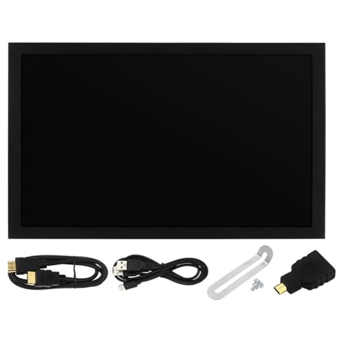 NONDK Pantalla Portátil de 7 Pulgadas IPS LCD 1024x600, Compatible con, VGA, Entrada AV, Alimentación CC Tipo C para PC, Portátil, Cámara, TV, DVD.