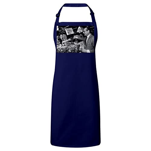 Tablier cuisine Jacques Chirac vintage, cadeau idéal humour France