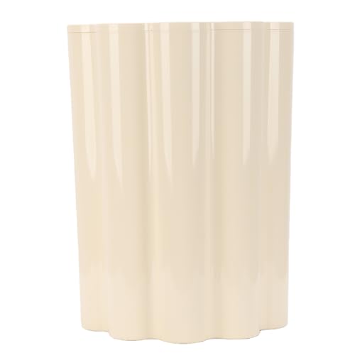 Banc de rangement ottoman vintage blanc avec compartiment discret de salon