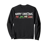 Este diseño de Navidad cuenta con mi garabato de un shunter diésel (tirando de un vagón de árbol de Navidad, nieve y una furgoneta de freno), con el texto "Happy Christmas". Ideal para aquellos que aman los trenes, especialmente a los niños y entusiastas del ferrocarril