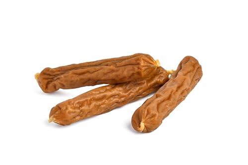 Kaureks Natur Hundeleckerlies, Würstchen vom Hähnchen 500g, Würstchen für Hunde, Deutsche Herstellung, Hundefutter, Kauartikel, Hundeleckerlies