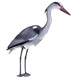 Aquacadabra Heron Decoy Pond Protector, Deters Birds Cats Pests Predators from Attacking Garden Ponds 70cm Tall