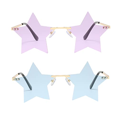 Lunettes étoiles légères et confortables pour soirée fun