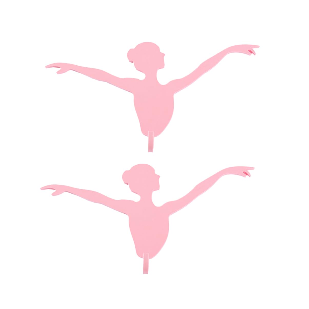 Alipis 4piezas Ganchos De Pared De Bailarina Creativos Para Colgar Toallas Paño De Limpieza y Diseño Elegante Para Decoración De Baño o Habitaciones