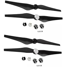 Jingelmal 2 Pairs 13" 1345S 2CW+2CCW Carbon Fiber Propellers Probs with Installation Mount Kits for DJI Inspire 1 Drone Accessories