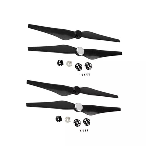 Jingelmal 2 Pairs 13" 1345S 2CW+2CCW Carbon Fiber Propellers Probs