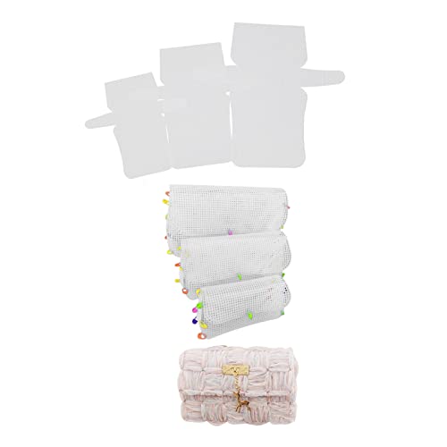 Esquirla 6 X Folhas de Tela de Plástico de Malha para Bolsa de Malha de, Retângulo