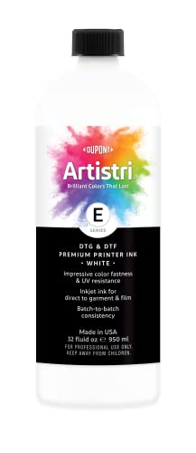 Encre DTG et DTF série E Blanc 946 ml pour t-shirt et coton