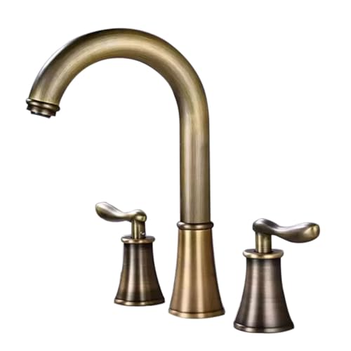 Robinets de lavabo à double poignée fendue contre la corrosion de la salle de bains