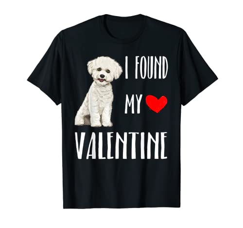 Encontrado El Mi Amore Bichon À Poil Frisé Camiseta