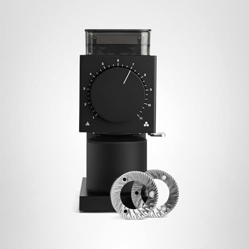 Fellow Ode Gen 2 64mm Flat Burr Coffee Grinder, Single Dose, 31 Grind Settings, Electric, Stainless Steel, Quiet & Anti-Static for Pour Over, French Press & Cold Brew – Matte Black — view 8