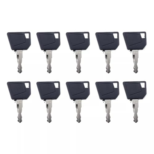 ACTIVLIFE for 10 Ignition Keys 701/14657 for Bomag Dynapac Hamm JCB NH Terex Vibromax 14657