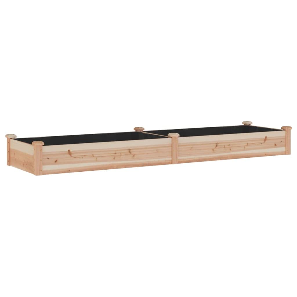 VIDAXL Garden Raised Bed - 240 x 60 x 25cm - Solid Fir Wood