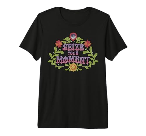 T-shirt Coco Disney Pixar Seize The Moment pour raviver vos souvenirs