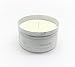 Produktbild Premium Indulgence Duftkerze Citronella 100% Pflanzenwachs Bio Natur Duftkerze in Glas Votivkerze Lieferung erfolgt in Einer Geschenkverpackung, Travel Tin