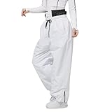 【Chaleur fiable & Protection anti-vent】Profitez d'une chaleur constante même dans des températures froides. Le pantalon de neige est spécialement conçu pour les activités d'hiver et vous garde au chaud efficacement. En même temps, la construction coupe-vent protège efficacement contre les rafales de vent glaciales, de sorte que vous pouvez profiter de votre journée sans soucis dans le froid.