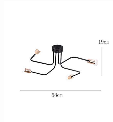 Lámpara de techo E27 para iluminar tu cafetería con un toque industrial retro 8