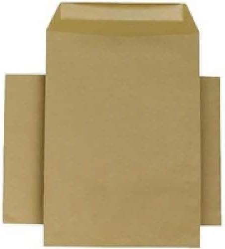 100 Brown A4 Mailing Envelopes – Self Seal Manilla Postal Envelopes for Documents, Home, Office & Ecommerce – Pack of 100