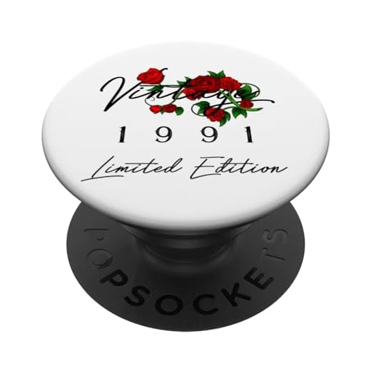 Regalos de 32 años vintage 1991 32 para hombres y mujeres 32 cumpleaños PopSockets PopGrip Intercambiable