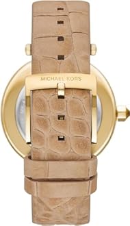 Michael Kors Parker Three-Hand Brown Leather Watch style MK4725