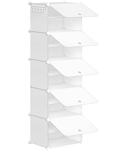 MEGHNA Schuhschrank Faltbar, Schuhregal Mit Transpa Produktbild-Vorschau 3
