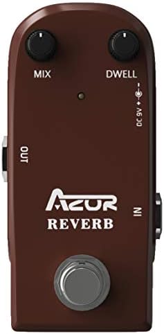 AZOR AP311 Spring Reverb Guitar Effect Pedal with True Bypass Aluminium alloy case