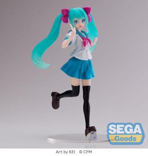 Statuette SEGA Hatsune Miku Luminasta 16th Anniversary KEI Ver. 18 cm - vue 4