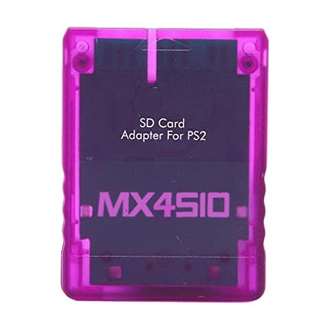 MX4SIO (Speichererweiterung für SIO) SIO2SD SD-Kartenadapter für PS2, für PS2 Speicherkarte SD-Adapter Speicherkarte an Einen Speicherkartenadapter(Lila) Cover