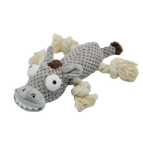 Quietschendes Hundespielzeug | Quietschspielzeug | Interaktives Quietschendes Plüschtier, niedliches Plüsch-Kauspielzeug für kleine/mittelgroße Hunde...