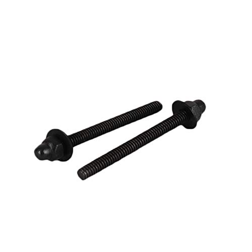 SKANDH Iron Black Antique Powder Coated 12"x4" Inch Letter Plate Mail Slot For Front Door
