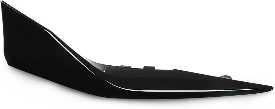 GRAND ORANGE Front Bumper Lower Molding Trim Right Passenger Side Compatible with Toyota Camry SE 2025 TO1047135, 52712AQ040, 52712-AQ040, 52712 AQ040 Glossy Black