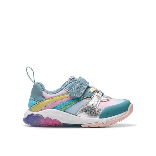 Clarks Tidal Star T. Textil-Sneaker in, blau, 5.5 UK Child Wide