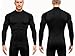KAHEYQI 2 Pack Men's Compression Shirts Long Sleeve Dry Fit Workout Undershirt Athletic Mock Turtleneck Top Running Baselayer