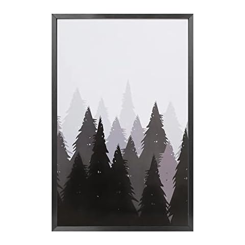 wyooxoo 11x17 Frame Picture Frame Black Aluminum with Polished Plexiglass 17 x 11 Metal Gallery Wall Frame without mat for Photos, Artworks, Posters,Puzzle Cover