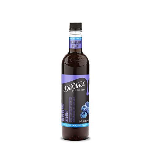 DaVinci Gourmet Sugar-Free Blueberry Syrup,25.4 Ounce (Pack of 4)